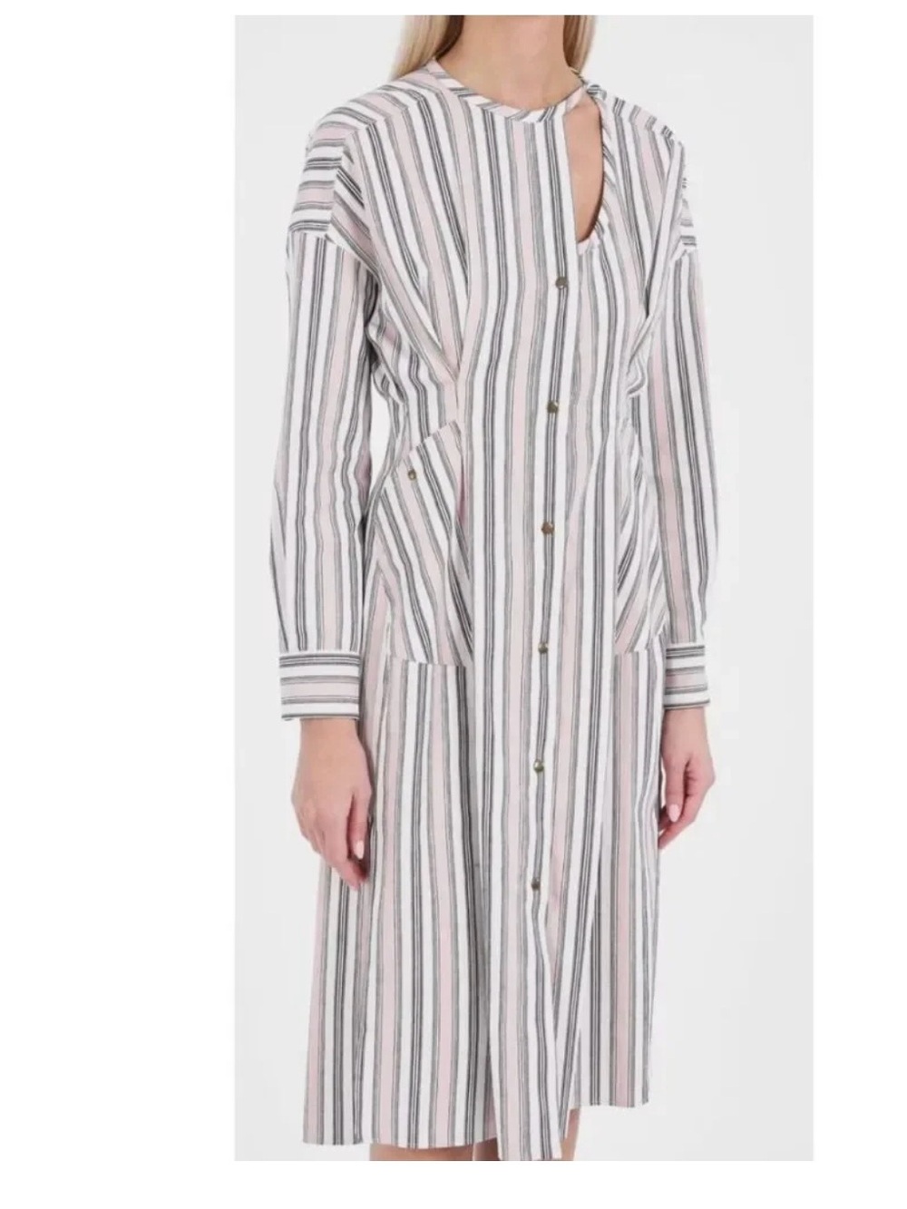 Isabel Marant Selbi striped midi dress